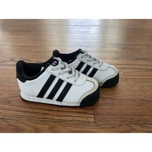 Adidas Samoa I Toddler OG Cloud White-Core Black Size 5.5 Sneakers Ortholite